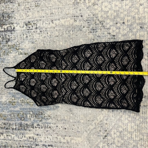 Monteau black lace dress. Like new. - Picture 12 of 13